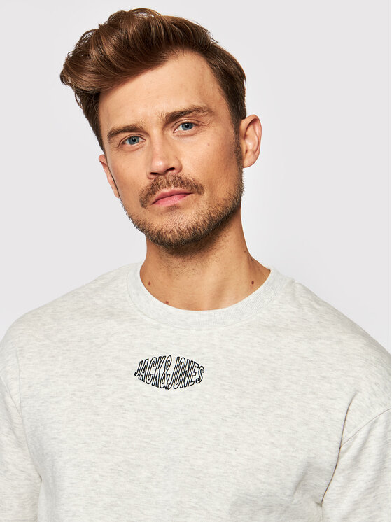 JACK & JONES Herren Sweatshirt Jorclean – Crew Neck, Bequemer Basic Aus Baumwolle